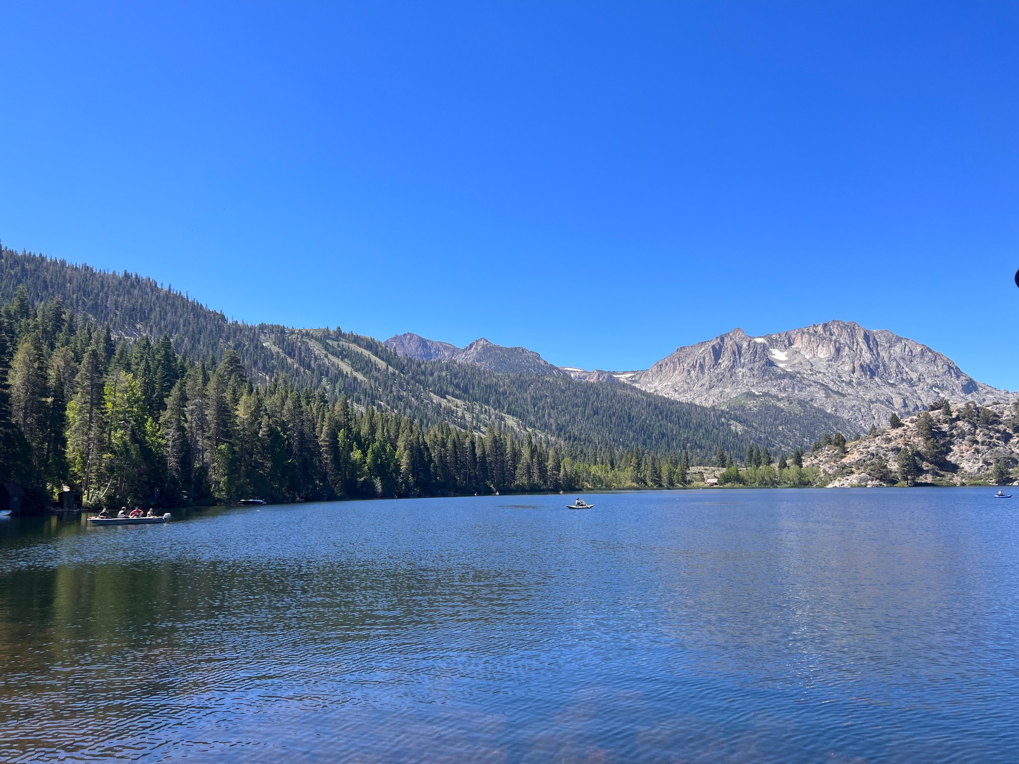 Alpine lake reflection